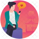 Love Sms Sms Romantic Message Icon