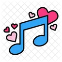 Heart Music Musical Note Icon