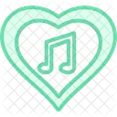 愛、歌、音楽 アイコン