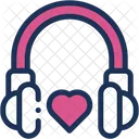 Love Song Music And Multimedia Earphone Icon