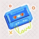 Love Songs Romantic Songs Cassette Tape Icon