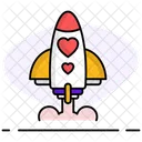 Spaceship Rocket Space Icon