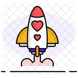 Love spaceship  Icon