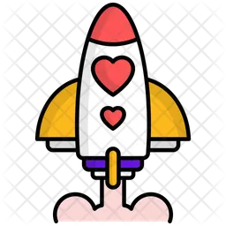 Love spaceship  Icon