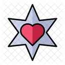 Love Star Love Valentine Icon