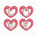 Love Heart Valentine Icon