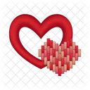 Love Heart Valentine Icon