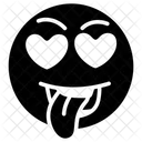 Love Struck Emoji Love Expression Emotag Icon