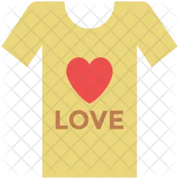 Love t-shirt  Icon