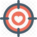 Love Target Arrow Icon