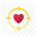 Target Heart Valentine Icon