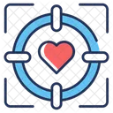 Love Shoot Love Target Love Focus Icon