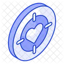Love Goal Target Icon