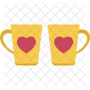 Love Tea Cup Love Tea Love Coffee Icon