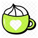 Love Tea Valentine Tea Love Coffee Icon