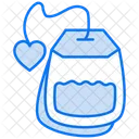 Love Teabag Love Heart Icon