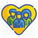 Love Teamwork Association Network Icon