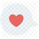 Love Text Message Text Icon