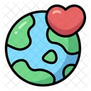 Love The Earth Earth Planet Icon