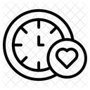 Love Time Time Heart Icon