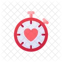 Love Timer Valentine Heart Icon