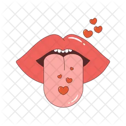Love tongue  Icon