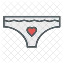 Love Underpants Clothing Underpants Icon