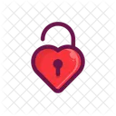 Valentine Icon In Filled Outline Version アイコン