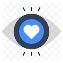 Heart Views Love Views Monitoring Icon