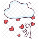 Love Weather Romantic Weather Clouds Icon