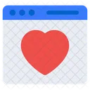 Love Website  Icon