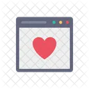Love Website Romantic Website Heart Icon