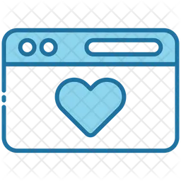 Love Website  Icon