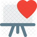 Love Whiteboard  Icon