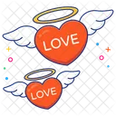 Love Wings Romantic Wings Love Angel Icon