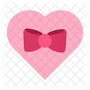 Love  With Bow  Symbol