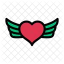 Love Fly Heart Icon