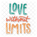 Love without limits sticker  Icon