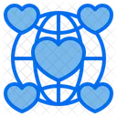 Heart Love Global Icon