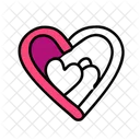 Lovebirds Romance Affection Icon