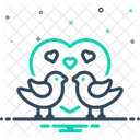 Lovebirds Love Bird Icon