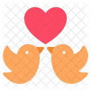 Lovebirds Love Couple Icon