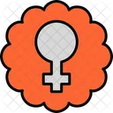 Loved Female Girl Happy Icon