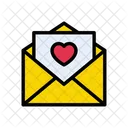 Loveletter Envelope Invitation Icon