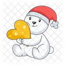 Lovely Bear Christmas Teddy Christmas Bear Icône