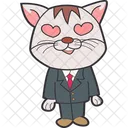 Business Cat Icon