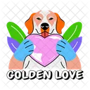 Lovely Dog Companion Pet Icon