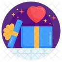 Gift Box Surprise Present Love Icon