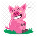 Pigs Stickers Cute Swine Cute Hog Icon