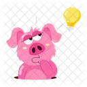 Lovely Pig  Icon